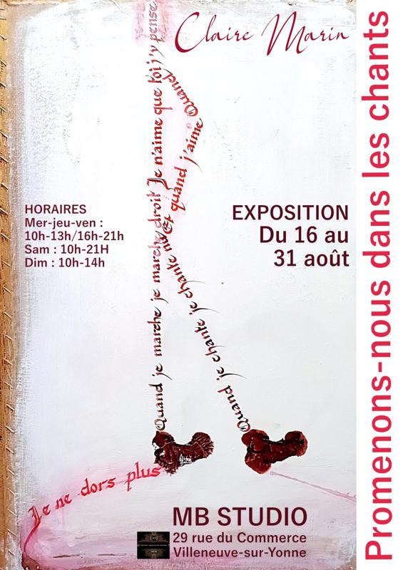 Promenons-nous dans les chants - Exposition Claire Marin