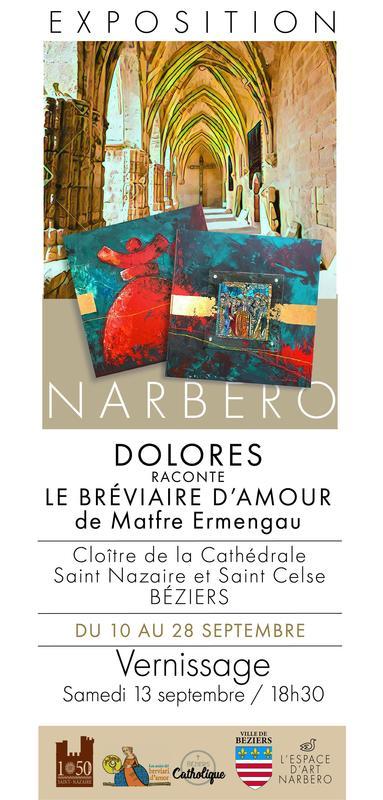 1050 Ans de la Cathédrale - Exposition de Narbero - Dolores Raconte le Breviaire d'Amour de Matfre Ermengaud