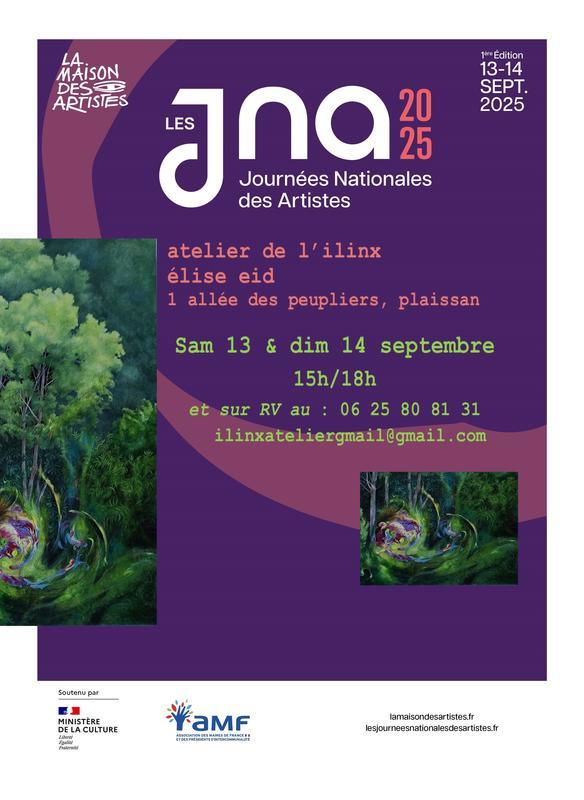 1ère Journée Nationale des Ateliers d'Artistes - Atelier de l'Ilinx Elise Eid