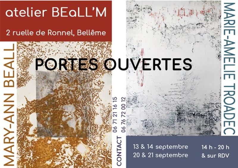 Atelier BEaLL'M - PORTES OUVERTES