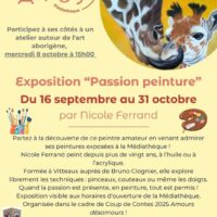 Expo "Passion peinture" par Nicole Ferrand