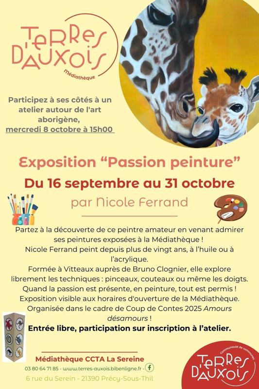 Expo "Passion peinture" par Nicole Ferrand