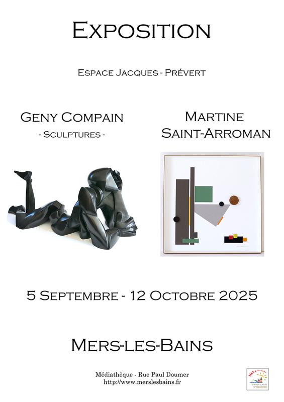 Exposition : Geny COMPAIN et Martine SAINT-ARROMAN