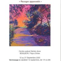 Exposition "Paysages apparentés" de Jean-Marie Barre