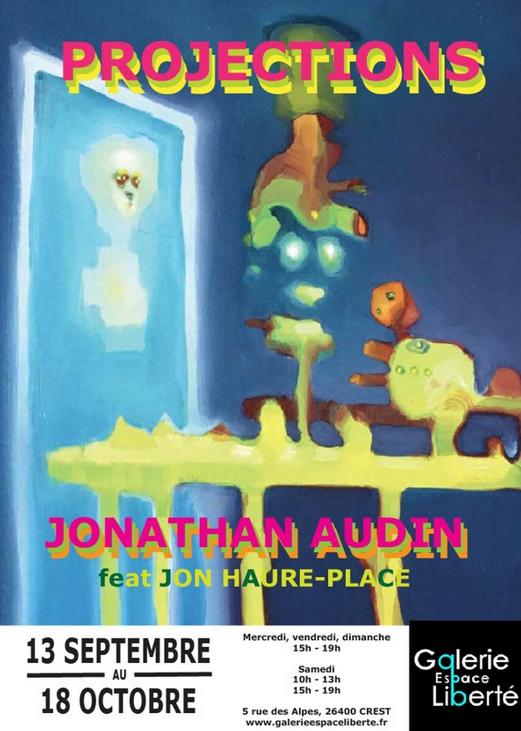 Exposition « Projections » de Jonathan Audin, sonorisé par Jon Haure-Placé