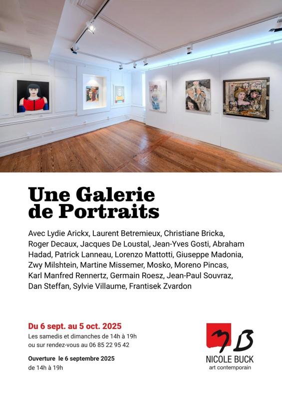 Exposition "Une Galerie de Portraits" à la Galerie Nicole Buck
