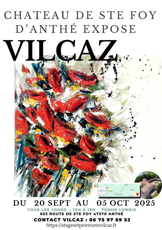 Exposition Vilcaz - Château de Sainte-Foy d'Anthé
