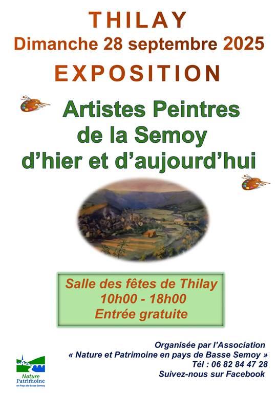 Exposition artistes peintres de la Semoy