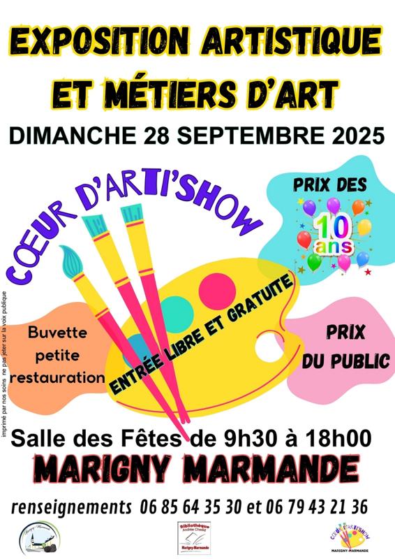 Exposition artistique et métiers d'art : Coeur d'Arti'show