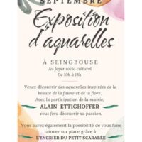 Exposition d'aquarelles