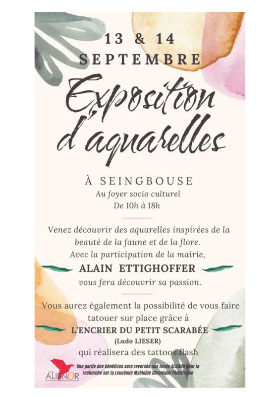 Exposition d'aquarelles