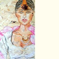 Exposition de peinture sur bois