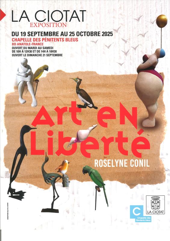 Exposition de peintures et sculptures de Roselyne Conil
