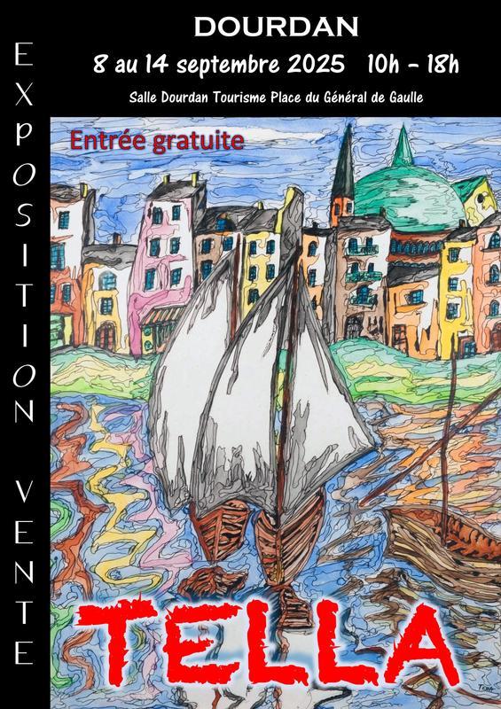 Exposition des peintures-aquarelles-dessins du peintre José Garcia Tella