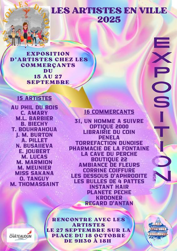 Expositions - Les Artistes en Ville