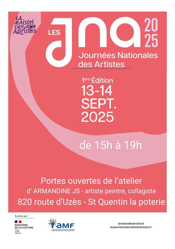 Journée Nationale des Artistes - Armandine JS - Artiste peintre