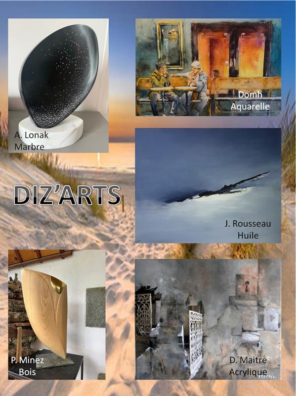 Le collectif Diz'Arts expose à l'espace Carnot