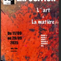 Saôn'Arts événements Exposition l'Art et la Matiere