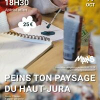 Atelier "Peins ton paysage du Haut-Jura"