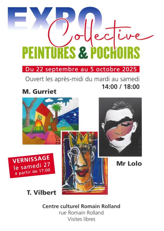 Expo Collective Peintures et Pochoirs