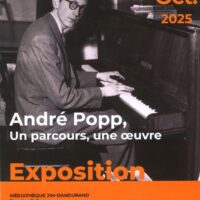Exposition - André Popp, un parcours, une œuvre