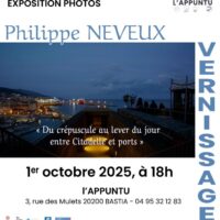 Exposition "Du crépuscule au lever du jour entre Citadelle et ports" de Philippe Neveux - L'Appuntu - Bastia