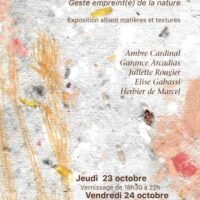 Exposition Variations subtiles - Geste empreint(é) de la nature