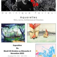 Exposition d'aquarelles de Dominique Favreul
