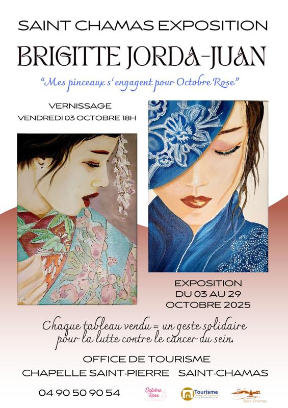 Exposition de Brigitte JORDA JUAN "Octobre rose"