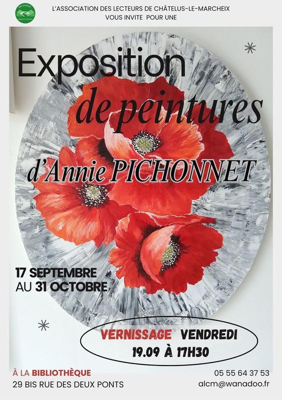 Exposition de Peintures d'Annie Pichonnet