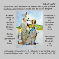 Exposition de dessins - Gilbert Lupfer