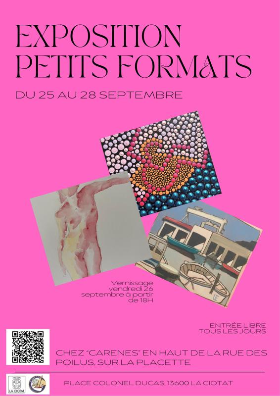 Exposition de peintures Petits Formats