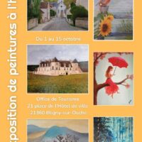 Exposition de peintures à l'huile - les mains colorés du Mont Chauvin