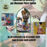 Exposition de peintures de Pierre Gozlan