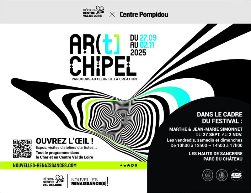 [Festival Ar(T]Chipel]: Parc du Château de Sancerre - Marthe et Jean-Marie Simonnet