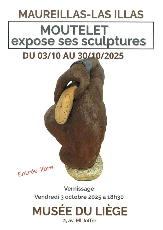 MOUTELET EXPOSE SES SCULPTURES