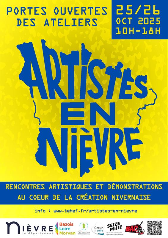 Portes ouvertes les ateliers d'artistes en Nièvre