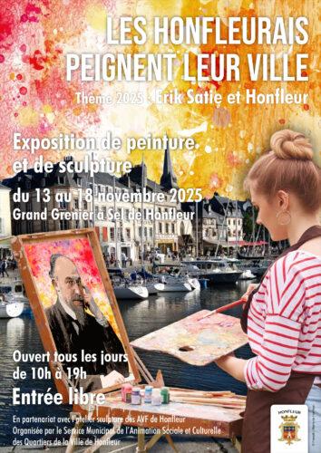 Exposition "Les honfleurais peignent leur ville"
