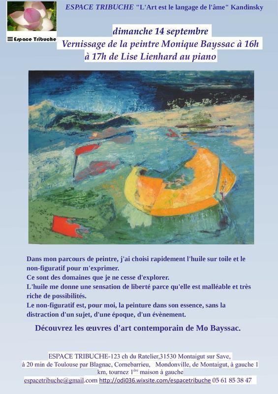 Exposition Peintures : Monique Bayssac