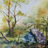 Exposition des aquarelles d'Abby