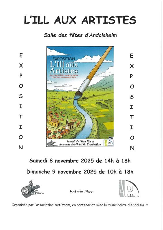 Exposition l'Ill aux artistes