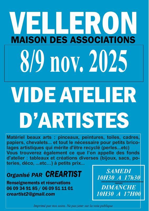 Vide Atelier d'Artistes