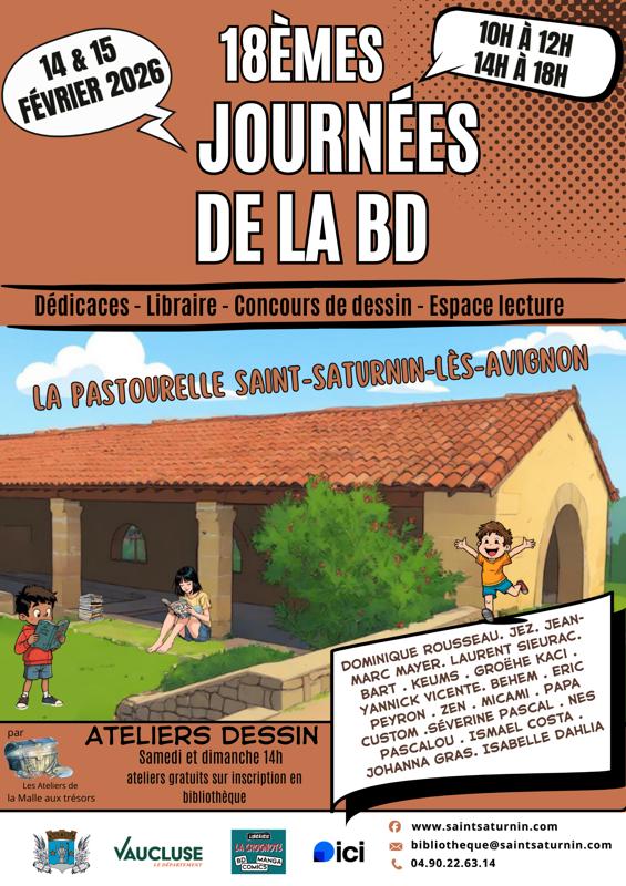 18ème édition des Journées de la BD de Saint-Saturnin-lès-Avignon