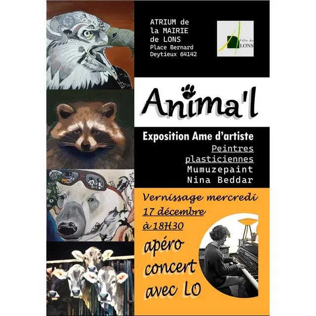 « Anima’L » peintures de Mumuzepaint et Nina Beddar