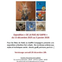 Exposition : de la rue au sapin