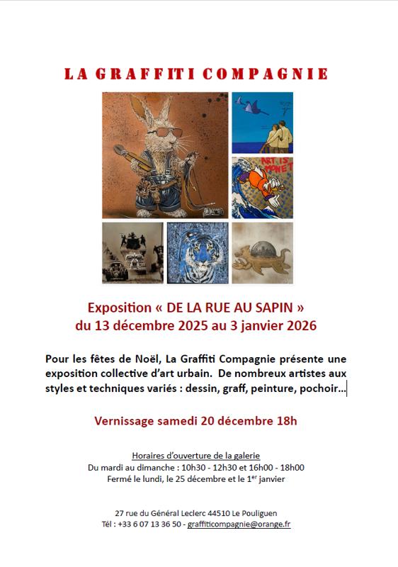 Exposition : de la rue au sapin