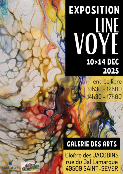 Exposition de peintures de Line Voye