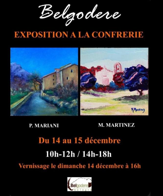 Exposition des artistes P. Mariani et M. Martinez - La Confrérie- Belgudè