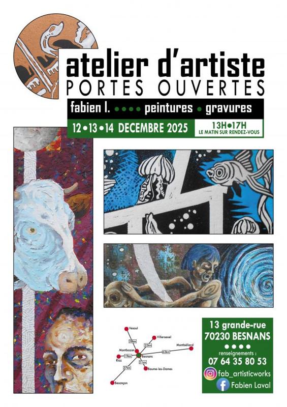 Fabien L. Peintures et estampes - Portes ouvertes de l'atelier