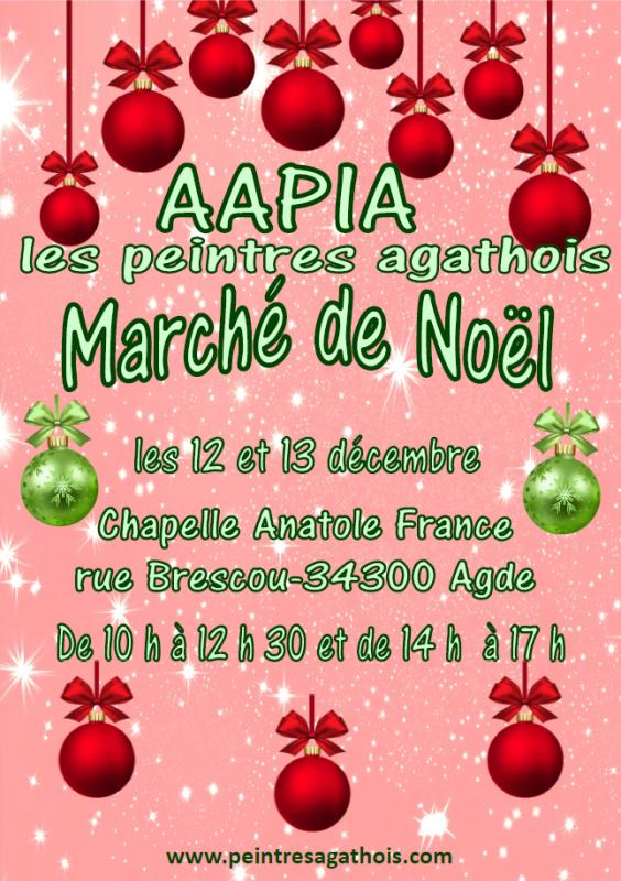 Marché de Noël de l'Association des Peintres Agathois